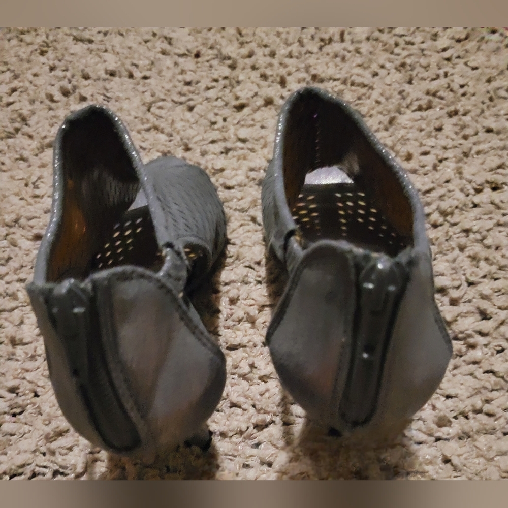 STYLE & CO Haddie Zip Up Ankle Shooties Gray Size 6 - Picture 10 of 15